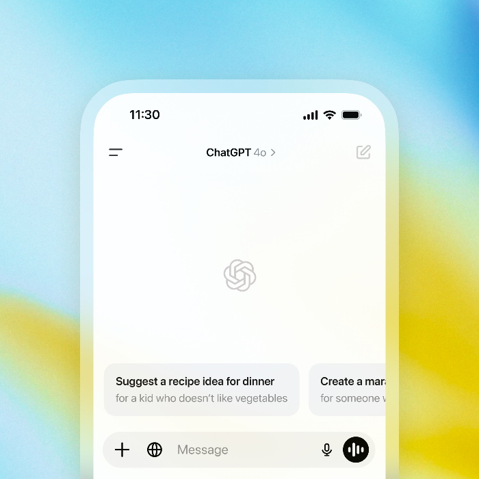 ChatGPT 移动端界面